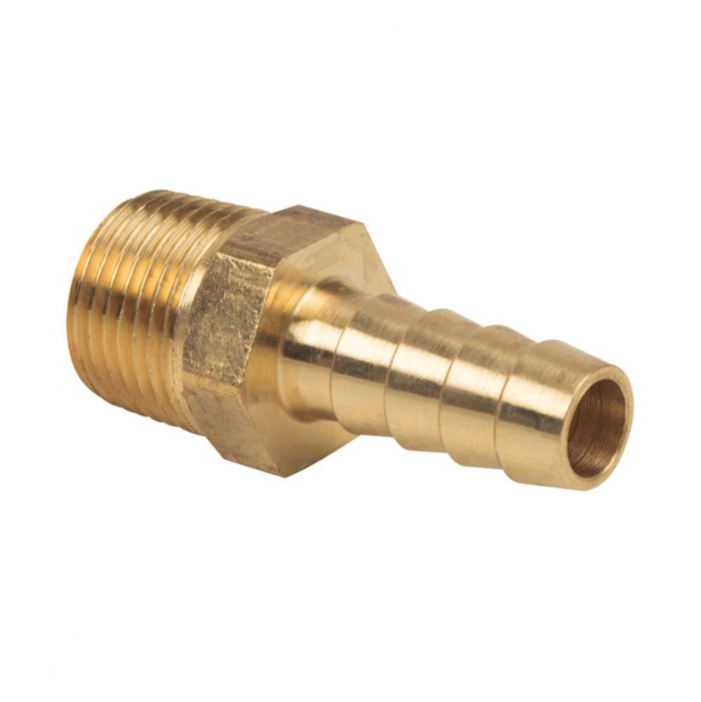 Male Hose Barb Adaptor, 3/8&apos;&apos; Id Hose Barb X 3/8&apos;&apos; Mip