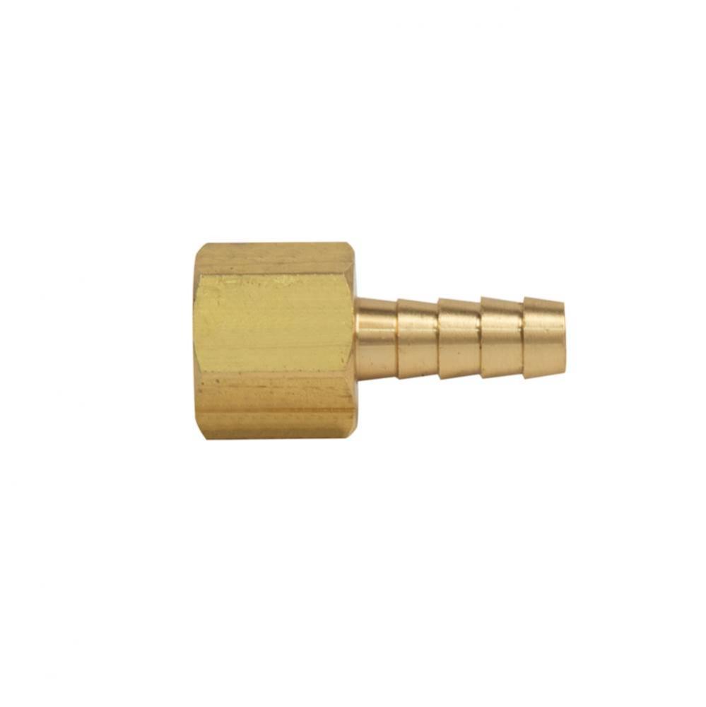 Female Hose Barb Adaptor, 1/4&apos;&apos; Id Hose Barb X 1/4&apos;&apos; Fip