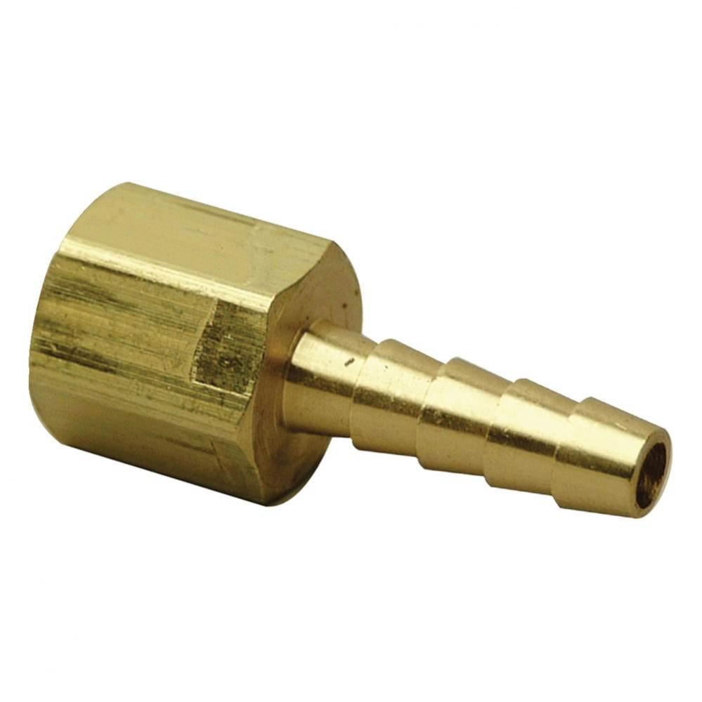 FEMALE HOSE BARB ADAPTOR, 1/2&apos;&apos; ID HOSE BARB X 1/2&apos;&apos; FIP