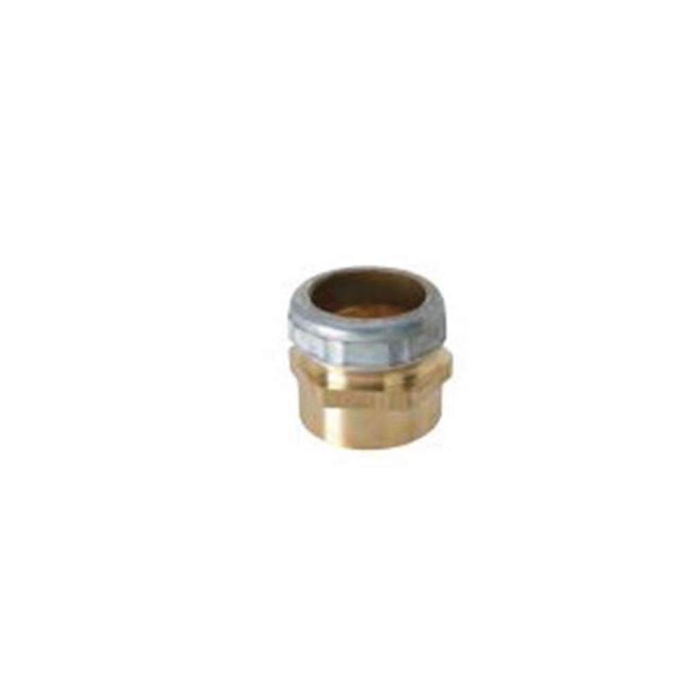 COMPRESSION-FEMALE SWEAT WASTE CONNECTOR, 1-1/4&apos;&apos; OD TUBE X 1-1/2&apos;&apos; FEMALE SWE