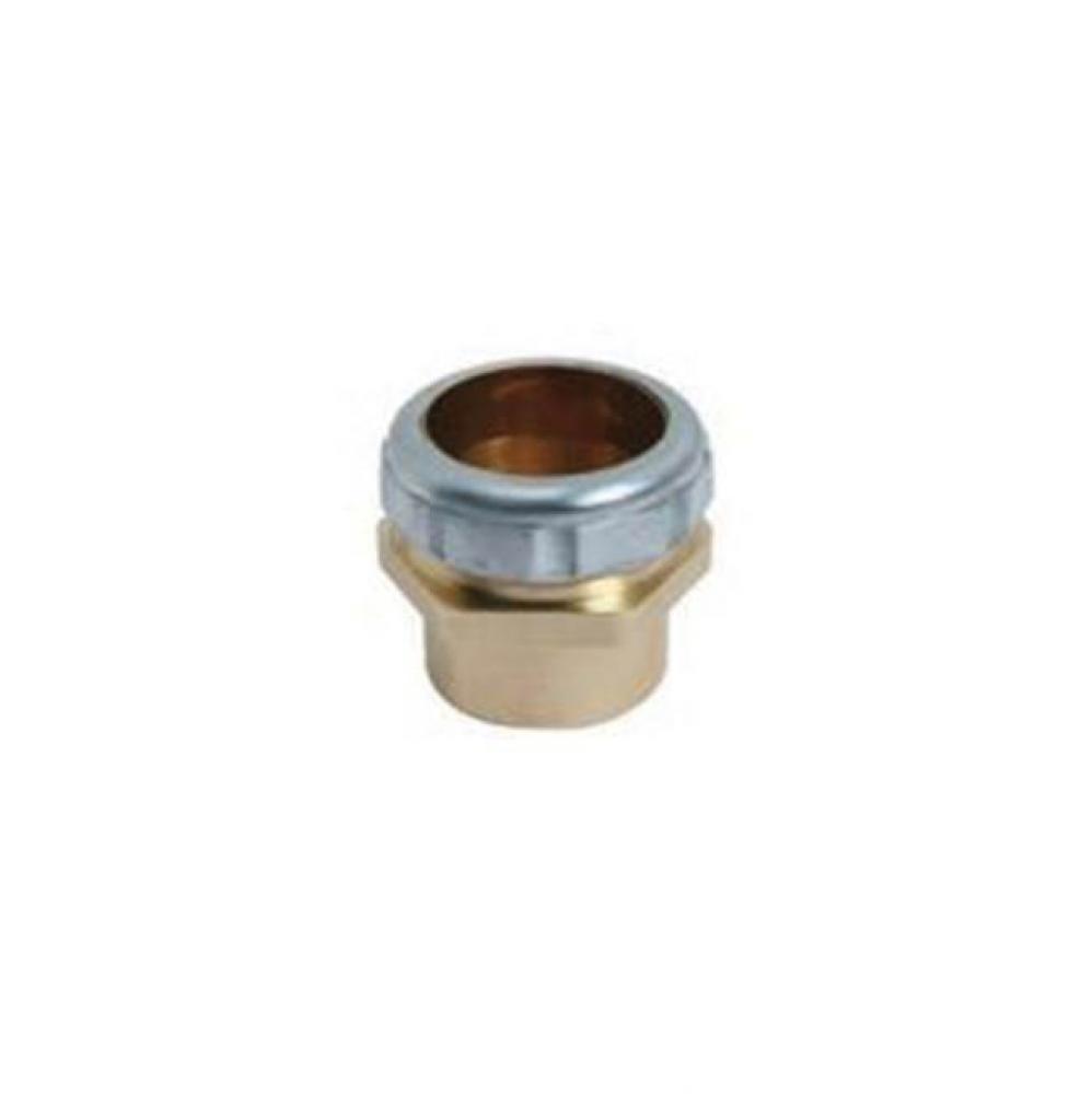 COMPRESSION MALE SWEAT WASTE CONNECTOR, 1-1/4&apos;&apos; OD TUBE X 1-1/4&apos;&apos; MALE SWEAT