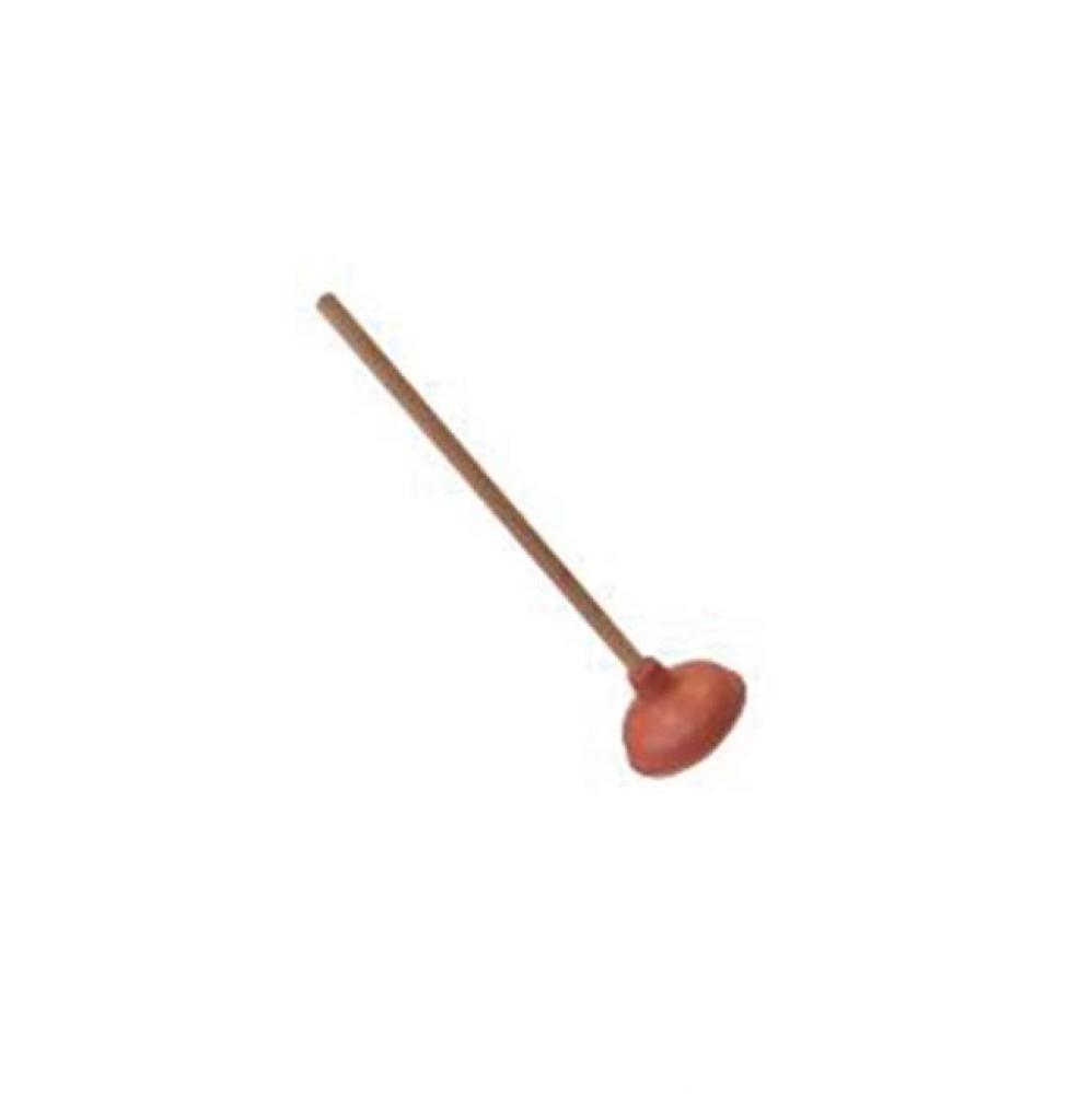Force Cup Plunger with 18 Wooden Handle