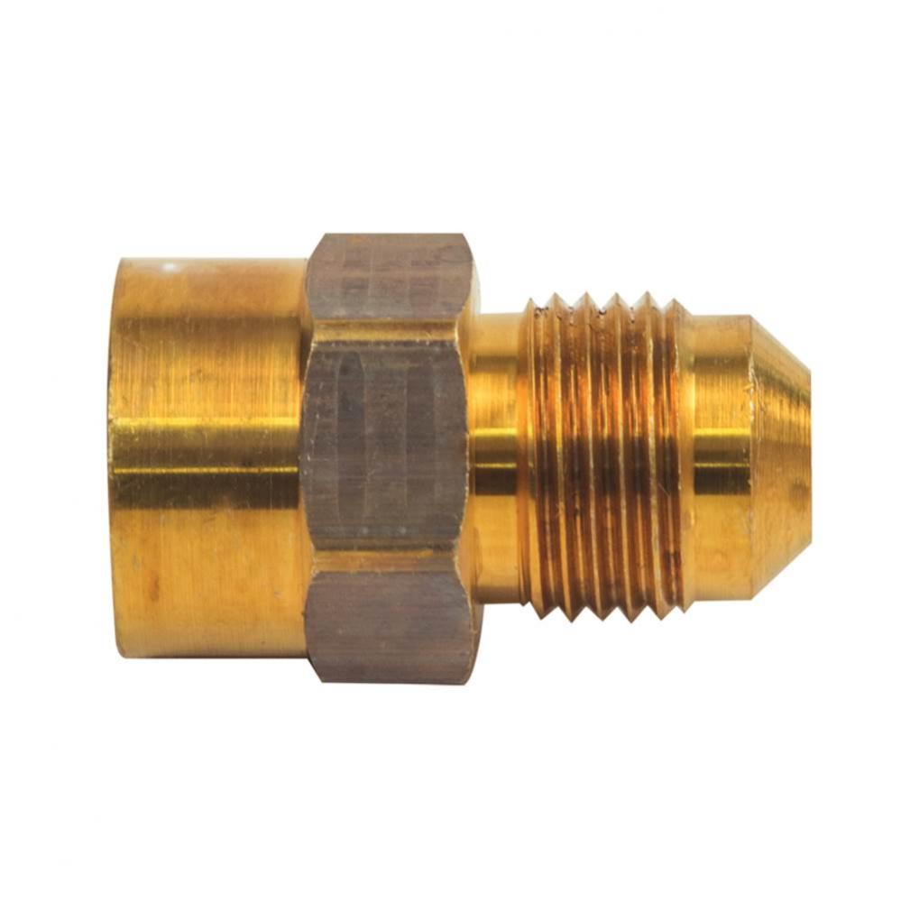 Flare Female Adaptor, 3/8&apos;&apos; Od Tube X 3/8&apos;&apos; Fip