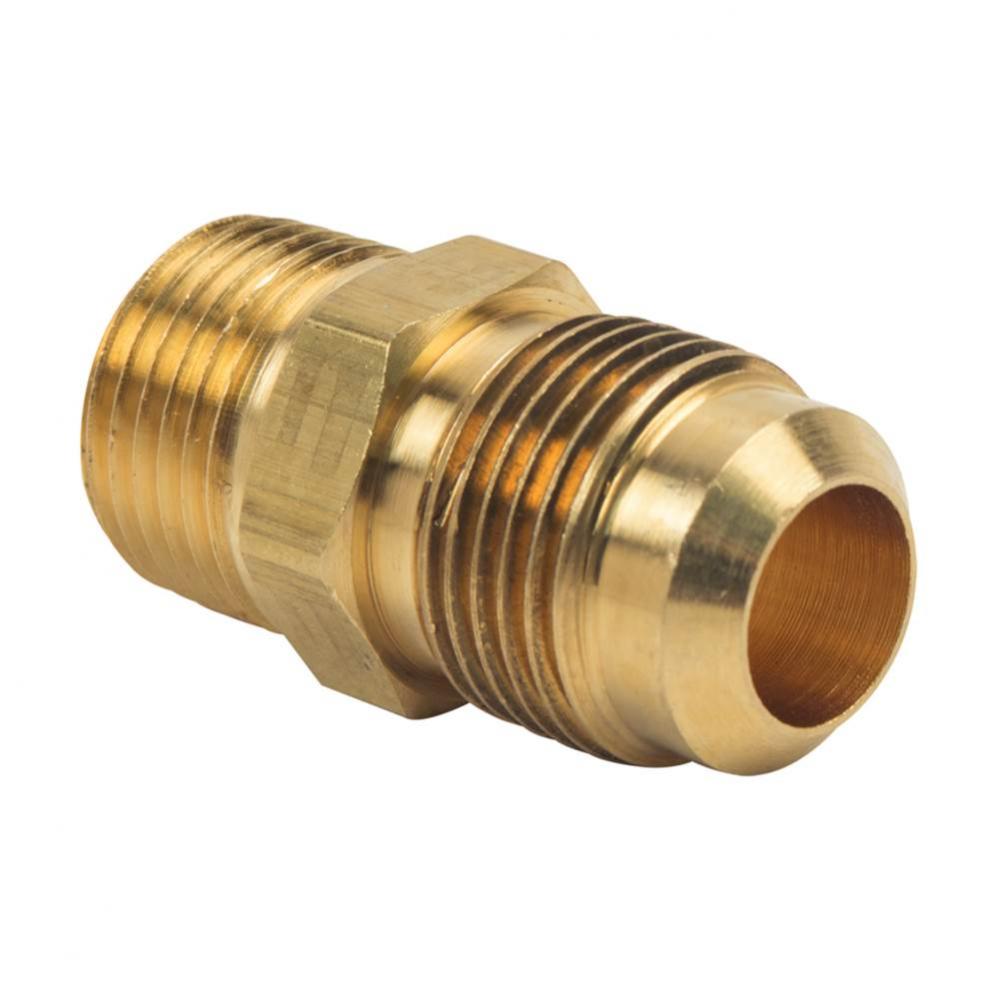 FLARE MALE REDUCING ADAPTOR, 5/8&apos;&apos; OD TUBE X 1/2&apos;&apos; MIP