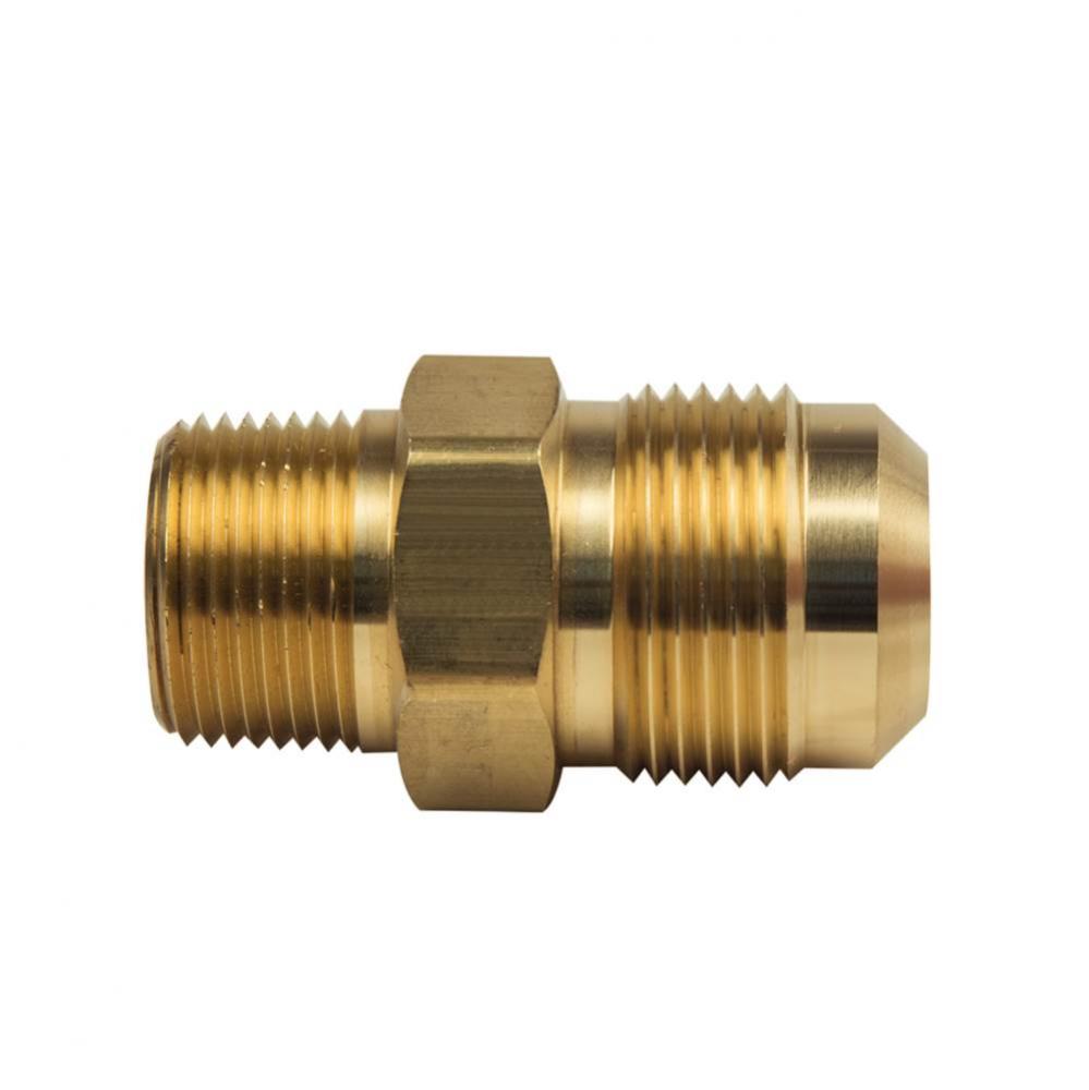 FLARE MALE REDUCING ADAPTOR, 7/8&apos;&apos; OD TUBE X 3/4&apos;&apos; MIP