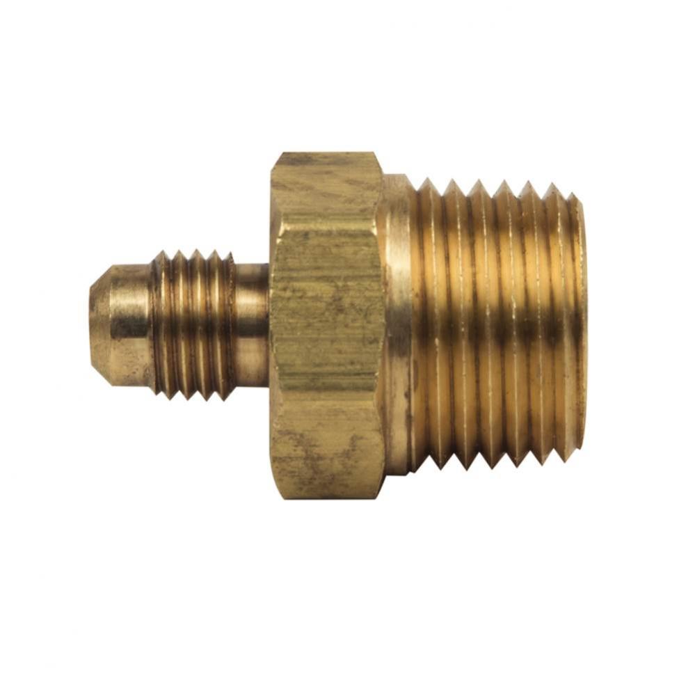 Flare Male Reducing Adaptor, 1/4&apos;&apos; Od Tube X 1/2&apos;&apos; Mip