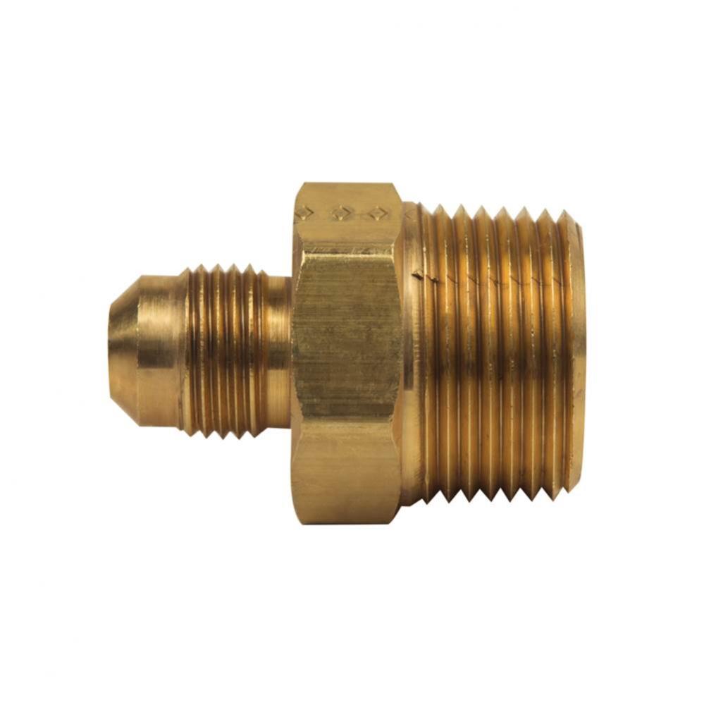 FLARE MALE REDUCING ADAPTOR, 3/8&apos;&apos; OD TUBE X 3/4&apos;&apos; MIP