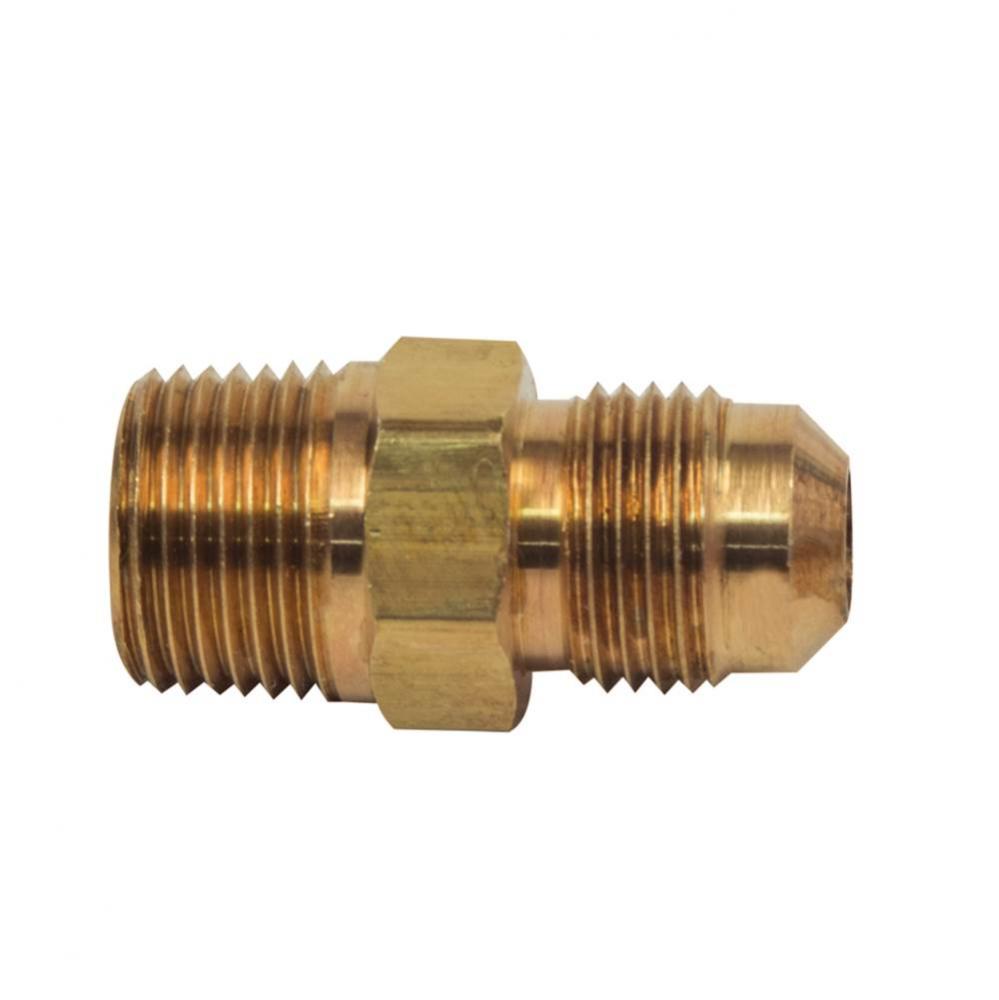 Flare Male Adaptor, 3/8&apos;&apos; Od Tube X 3/8&apos;&apos; Mip