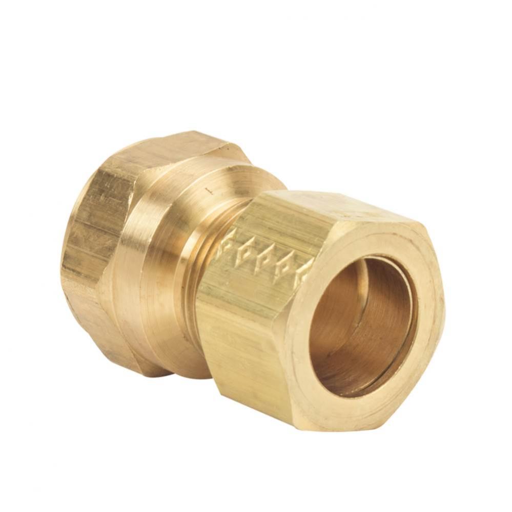 COMPRESSION FEMALE REDUCING ADAPTOR, 5/8&apos;&apos; OD TUBE X 1/2&apos;&apos; FIP