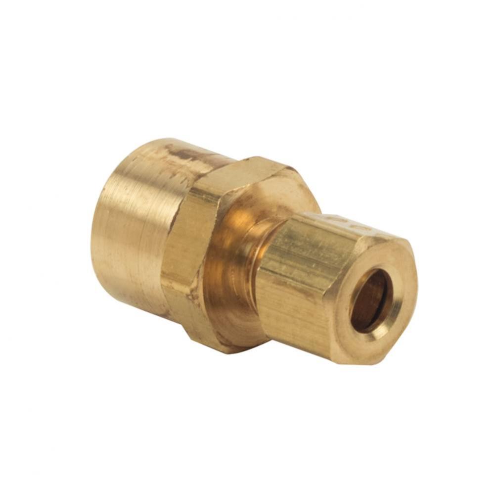 Compression Female Adaptor, 1/4&apos;&apos; Od Tube X 1/4&apos;&apos; Fip