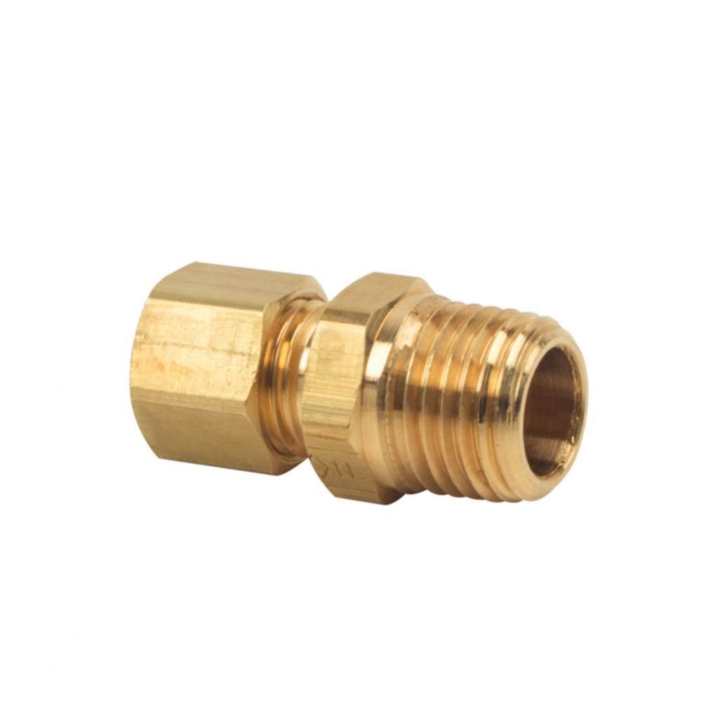 COMPRESSION MALE ADAPTOR, 1/4&apos;&apos; OD TUBE X 1/4&apos;&apos; MIP