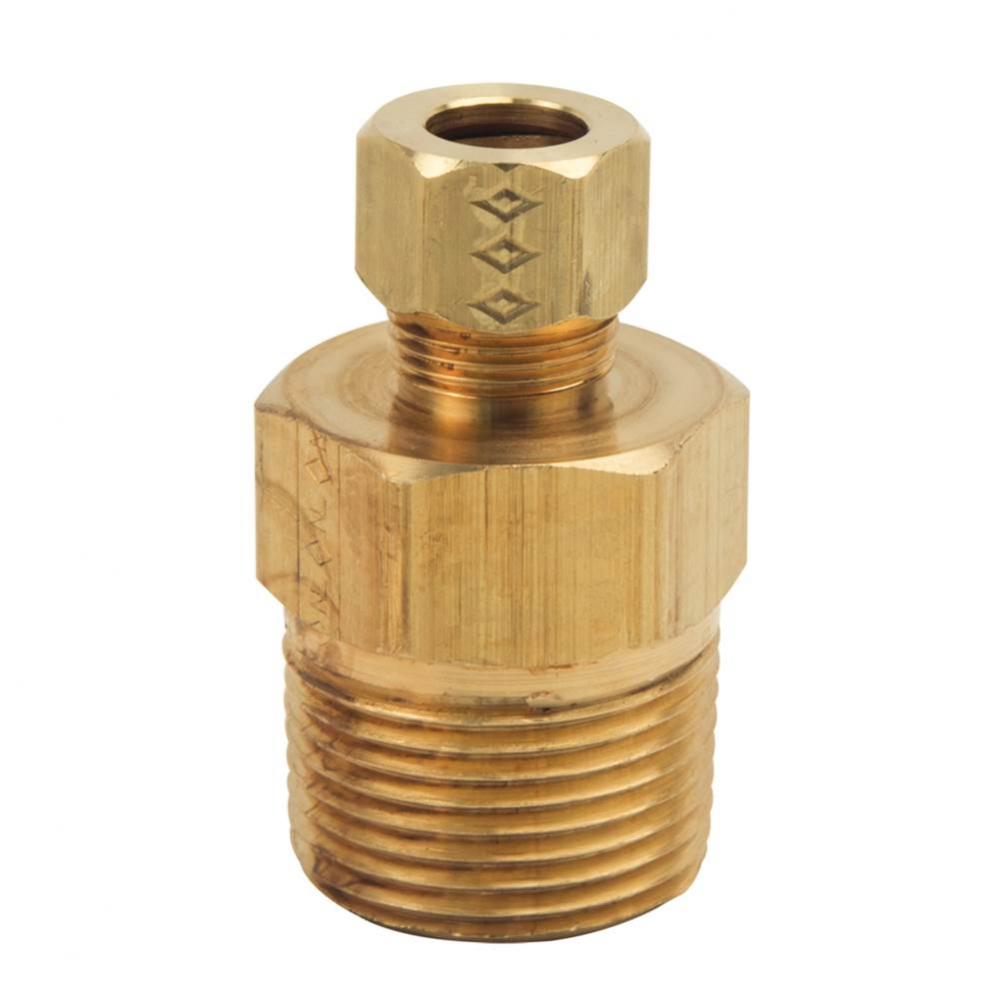 COMPRESSION MALE REDUCING ADAPTOR, 3/8&apos;&apos; OD TUBE X 3/4&apos;&apos; MIP