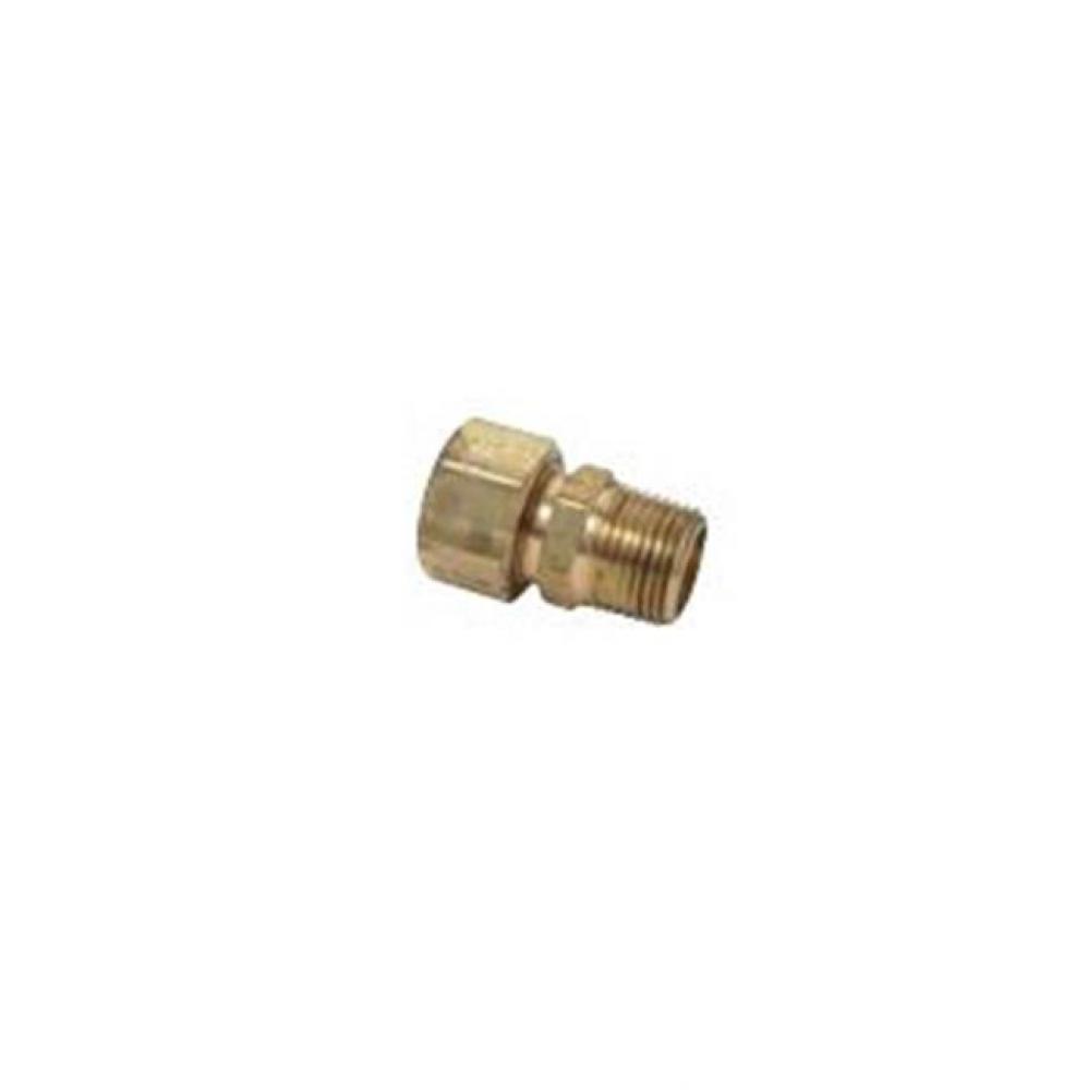 COMPRESSION MALE REDUCING ADAPTOR, 7/16&apos;&apos; OD TUBE X 1/4&apos;&apos; MIP