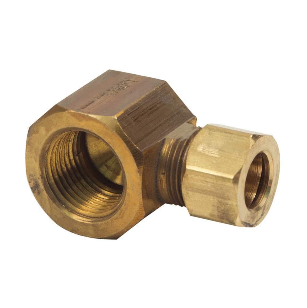 Brass Fitting - Comp X Fip Elbow 3/8&apos;&apos; Od Tube X 3/8&apos;&apos; Fip