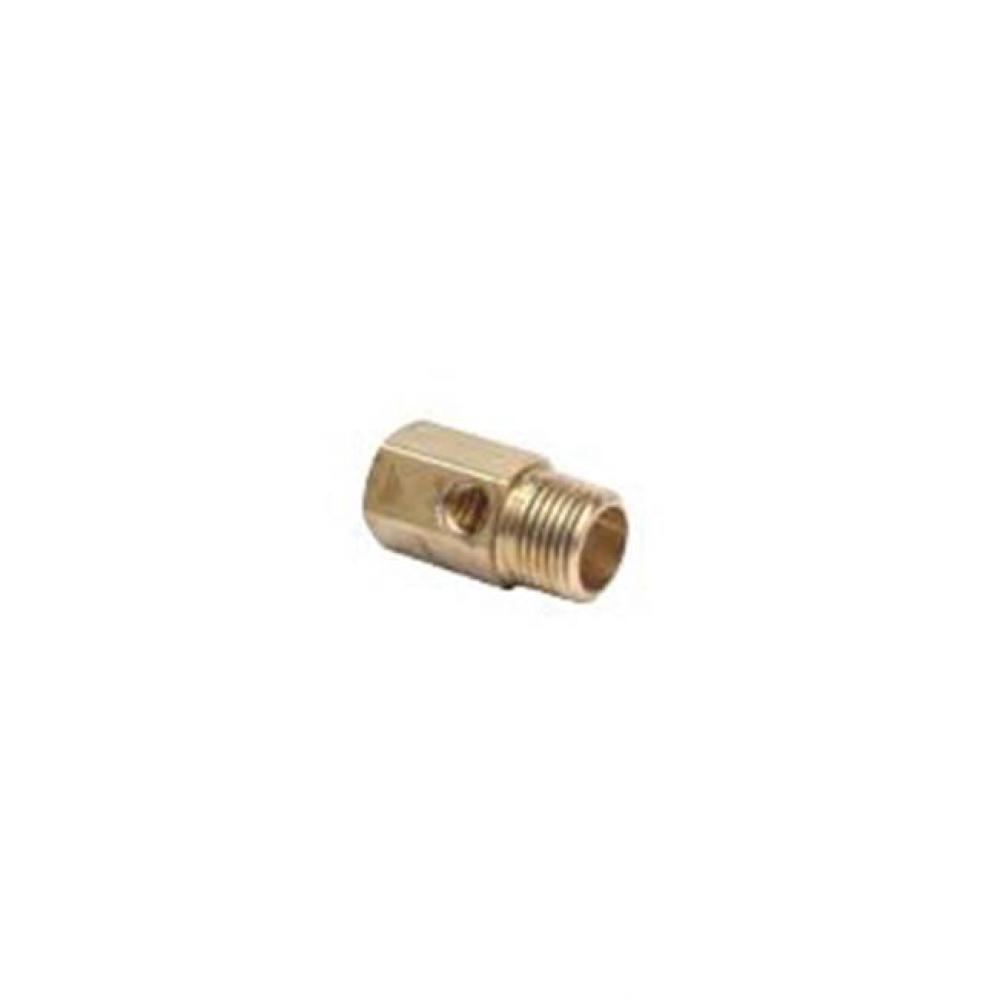 COOLER ADAPTOR, 1/2&apos;&apos; FIP X 1/2&apos;&apos; MIP W/ 1/8&apos;&apos; FIP SIDE OUTLET