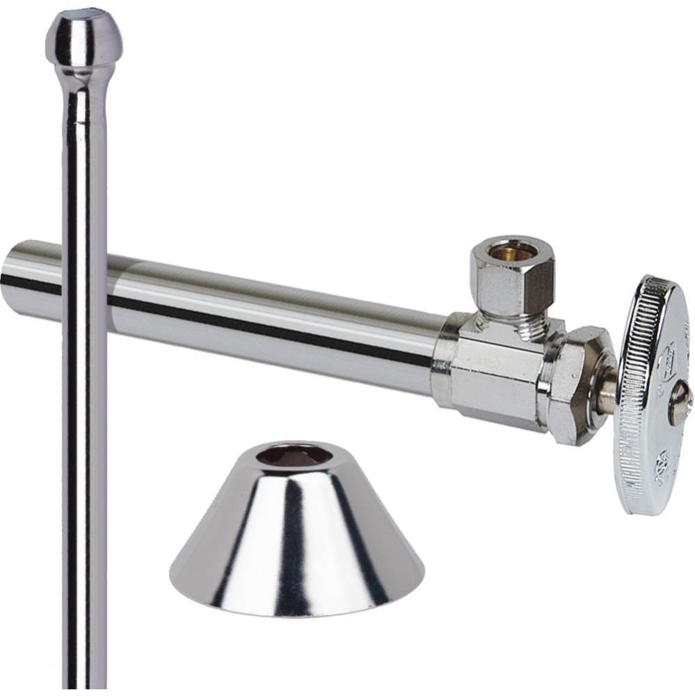 FAUCET MT SUP. KIT W/ 5&apos;&apos; SWT EXT. - ANG/RIS - 1/2&apos;&apos; NOM SWT  X 3/8&apos;&apos