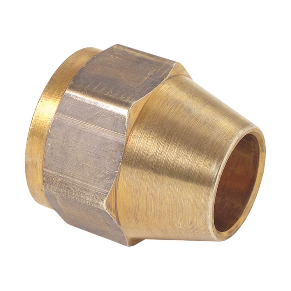 Brass Fitting - Fine Thread Flare Nut 3/8&apos;&apos; Od Tube (9/16-24)