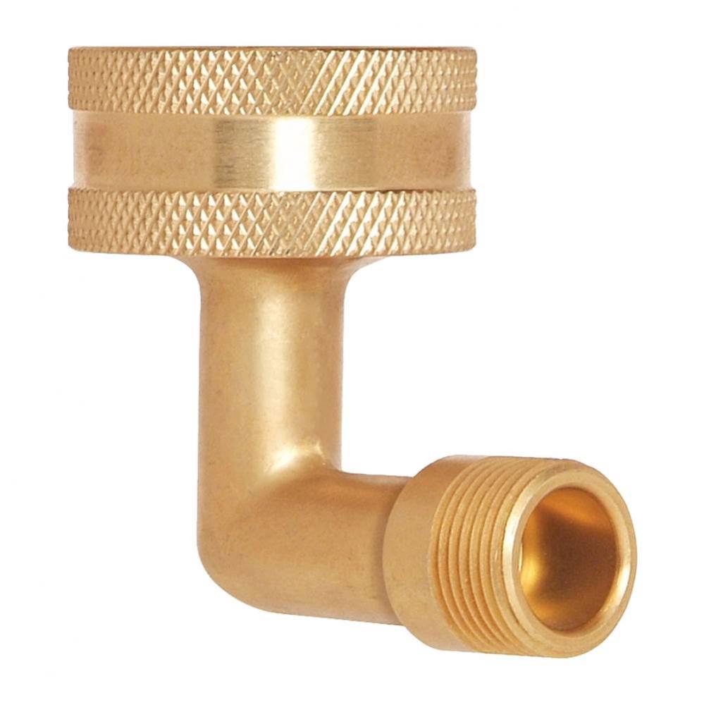 GARDEN HOSE DISHWASHER ELBOW, 3/4&apos;&apos; FEMALE HOSE THREAD X 3/8&apos;&apos; OD COMP, HOSE W