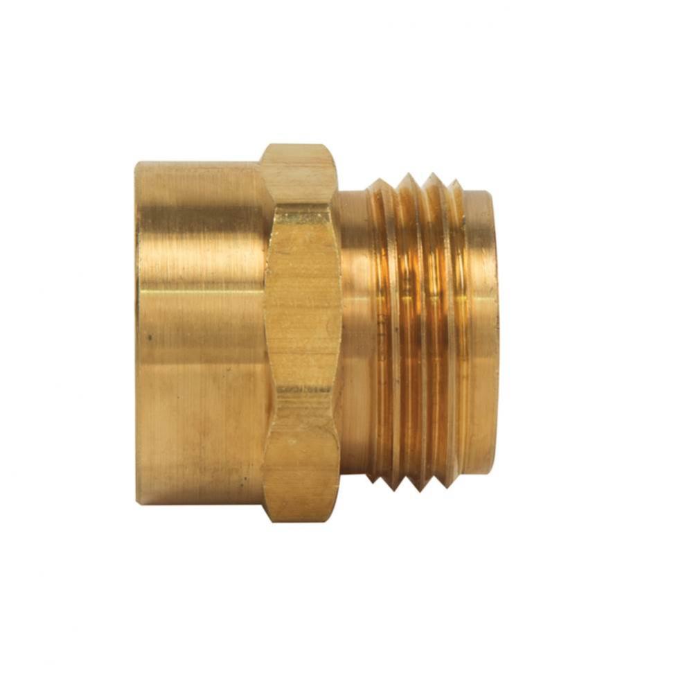 Male Hose Adaptor (Fip End), 3/4&apos;&apos; Male Hose Thread Inlet X 3/4&apos;&apos; Fip Outlet