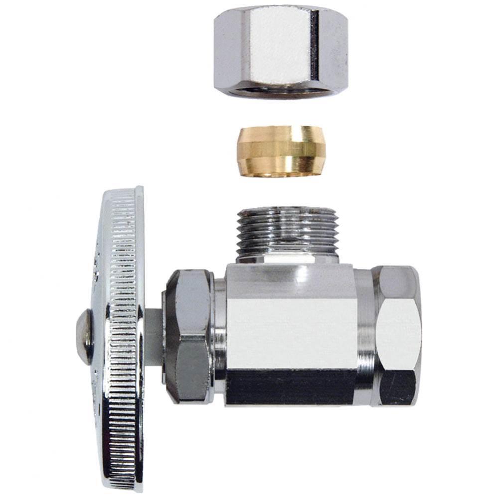 Multi-Turn Supply Stop - Angle - 1/2&apos;&apos; Fip X 1/2&apos;&apos; Od Comp