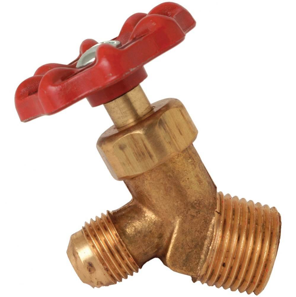 45 degree OIL TANK VALVE, 3/8&apos;&apos; OD FLARE X 3/4&apos;&apos; MIP