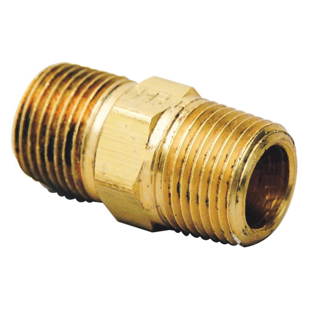 HEX PIPE NIPPLES, 3/8&apos;&apos; MIP, BOTH ENDS