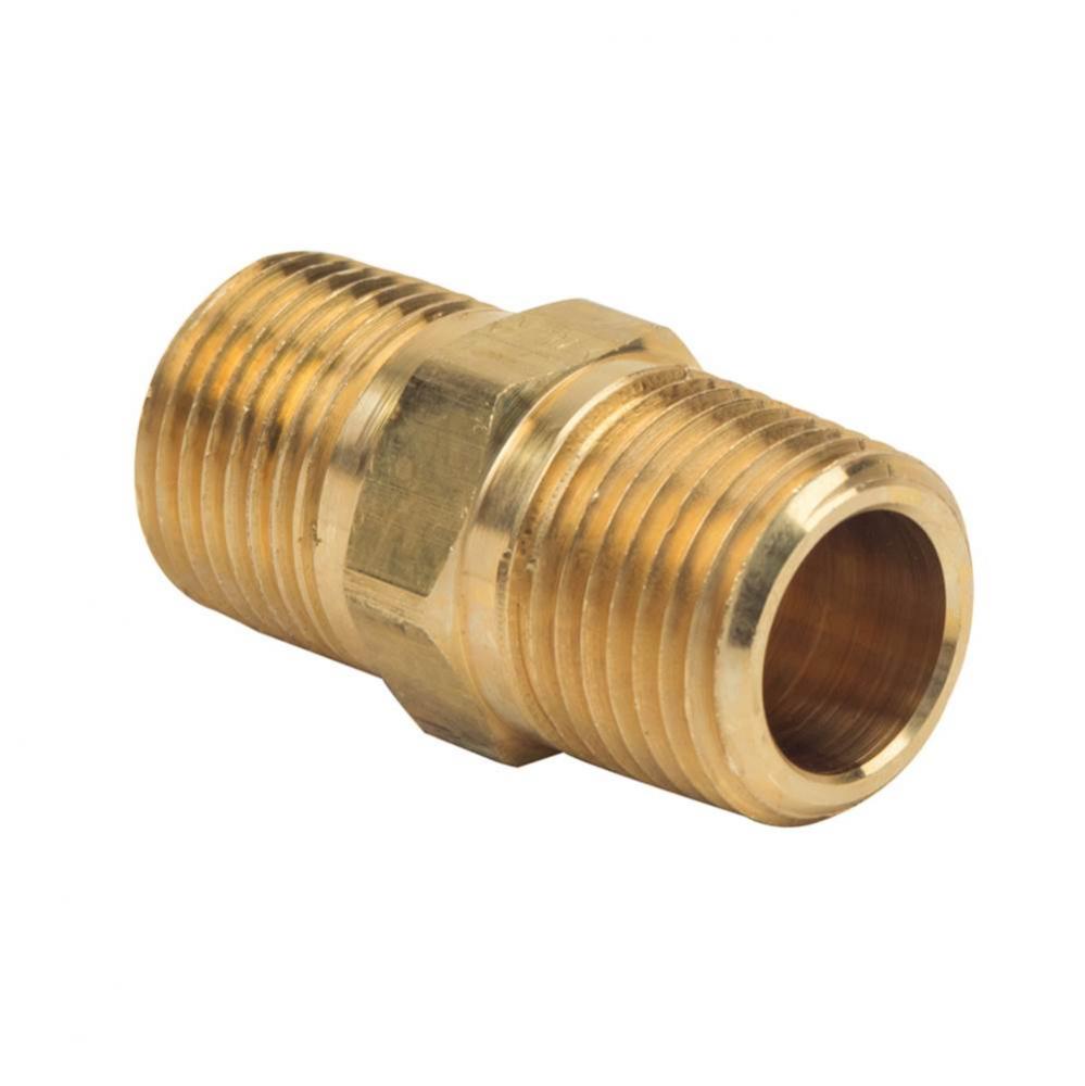 HEX PIPE NIPPLES, 1/2&apos;&apos; MIP X 3/8&apos;&apos; MIP