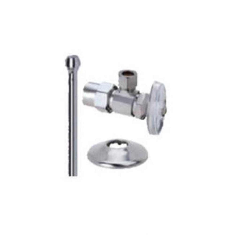 FAUCET MT SUPPLY KIT W/ 5&apos;&apos; SWT EXT. - STRGHT/RISER - 1/2&apos;&apos; NOM CPVC X 3/8&apo