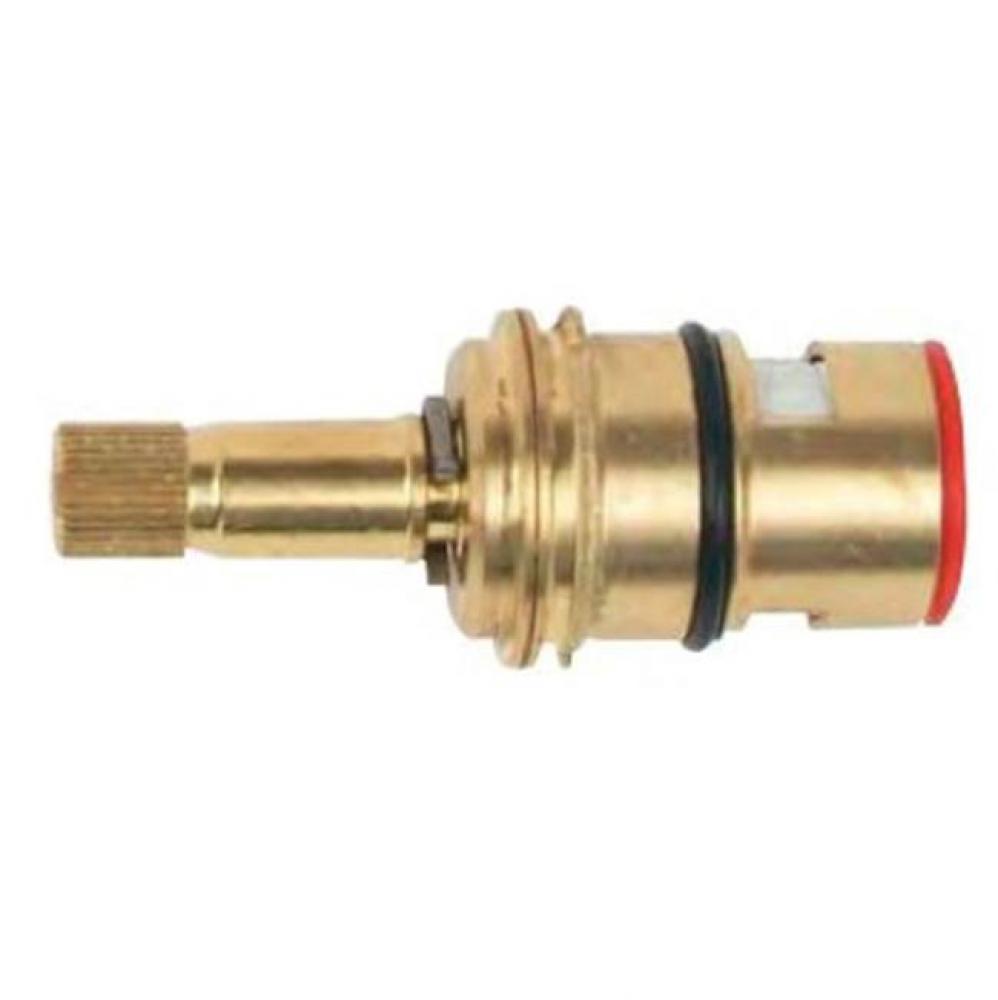 GLACIER BAY HOT L/S CERAMIC STEM BRASS