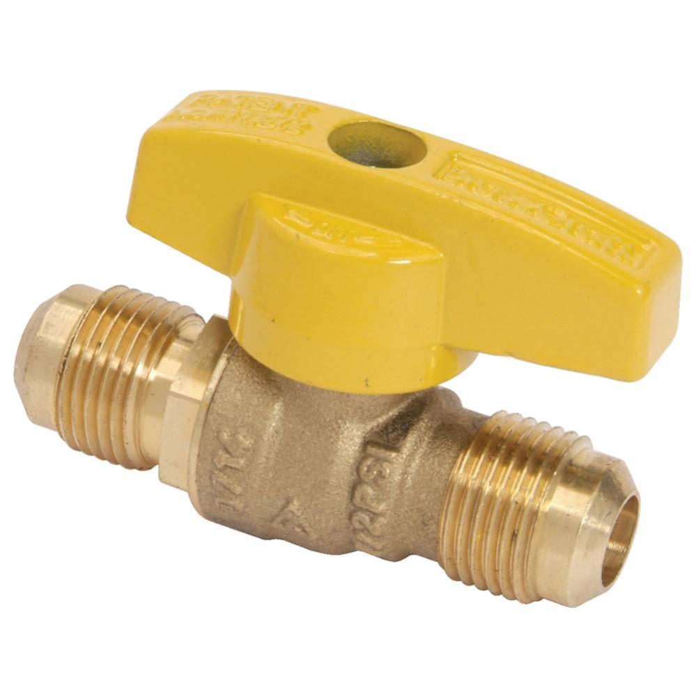 GAS BALL VALVE 3/8&apos;&apos; OD FLARE X 3/8&apos;&apos; OD FLARE