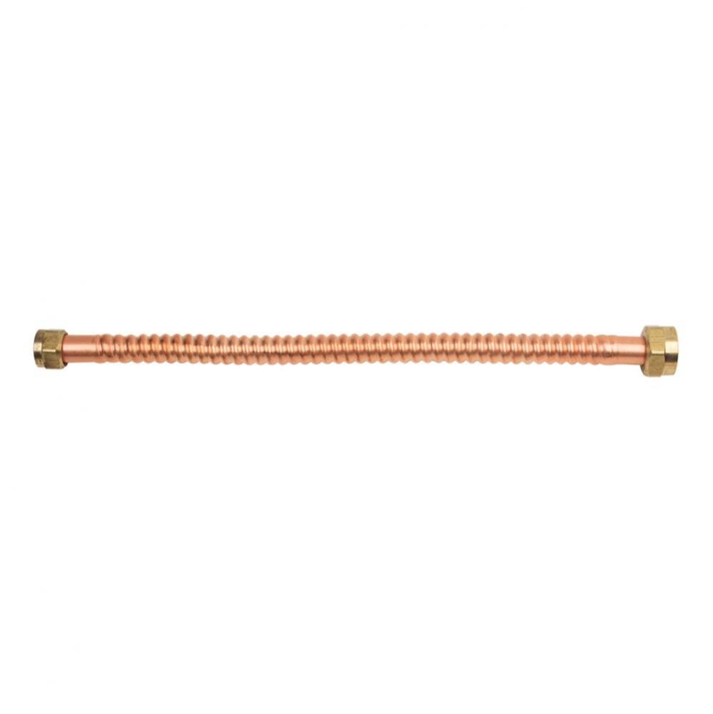 COPPER WATER HEATER CONN 1&apos;&apos; FIP X 3/4&apos;&apos; FIP X 18&apos;&apos;