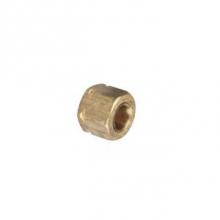 Brasscraft 61CA-4 - COMPRESSION NUT WITH CAPTIVE BRASS SLEEVE , 1/4'' OD TUBE