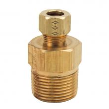 Brasscraft 68-6-12X - COMPRESSION MALE REDUCING ADAPTOR, 3/8'' OD TUBE X 3/4'' MIP