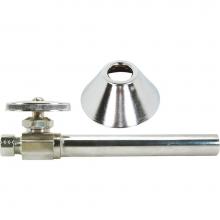 Brasscraft CS41BX C1 - Mt Stop - Straight - 1/2'' Nom Sweat X 3/8'' Od Comp W/ Bell Escutcheon