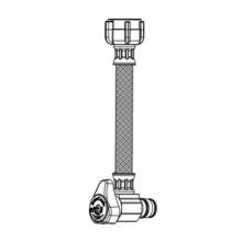 Brasscraft G2CEPX19B200AX C - FAUCET 1/4 TURN ONE-PC SUPPLY - ANGLE STOP/BRD CONN. - 1/2'' NOM BARB  X 1/2''