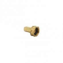 Brasscraft HU126-10-12H - FEMALE HOSE SWIVEL BARBED ADAPTOR W/ HEX NUT, 3/4'' FEMALE HOSE THREAD X 5/8''