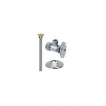 Brasscraft OCR1912DEX C - TOILET MT SUPPLY KIT - ANGLE/RISER - 1/2'' NOM COMP X 3/8'' OD COMP X 12'