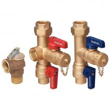 Brasscraft TWV3SRX - SWEAT X IPS TANKLESS WATER HEATER SERVICE VALVE KIT INCL 200K/BTU PRESSURE RELIEF VALVE