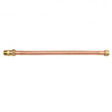 Brasscraft WB20-18N - Copper Wtr Htr Conn. - 3/4'' Fip/Mip X 3/4'' Fip X 18''