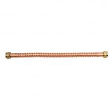 Brasscraft WB00-18N - Copper Wtr Htr Conn. - 3/4'' Fip X 3/4'' Fip X 18''