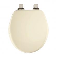 Bemis 9170CHSL 346 - Alesio II Round High Density Enameled Wood Toilet Seat in Biscuit with STA-TITE Seat Fastening Sys