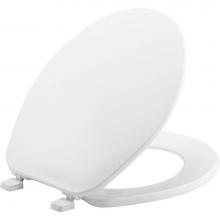 Bemis 70TK 000 - Round Plastic Toilet Seat - White