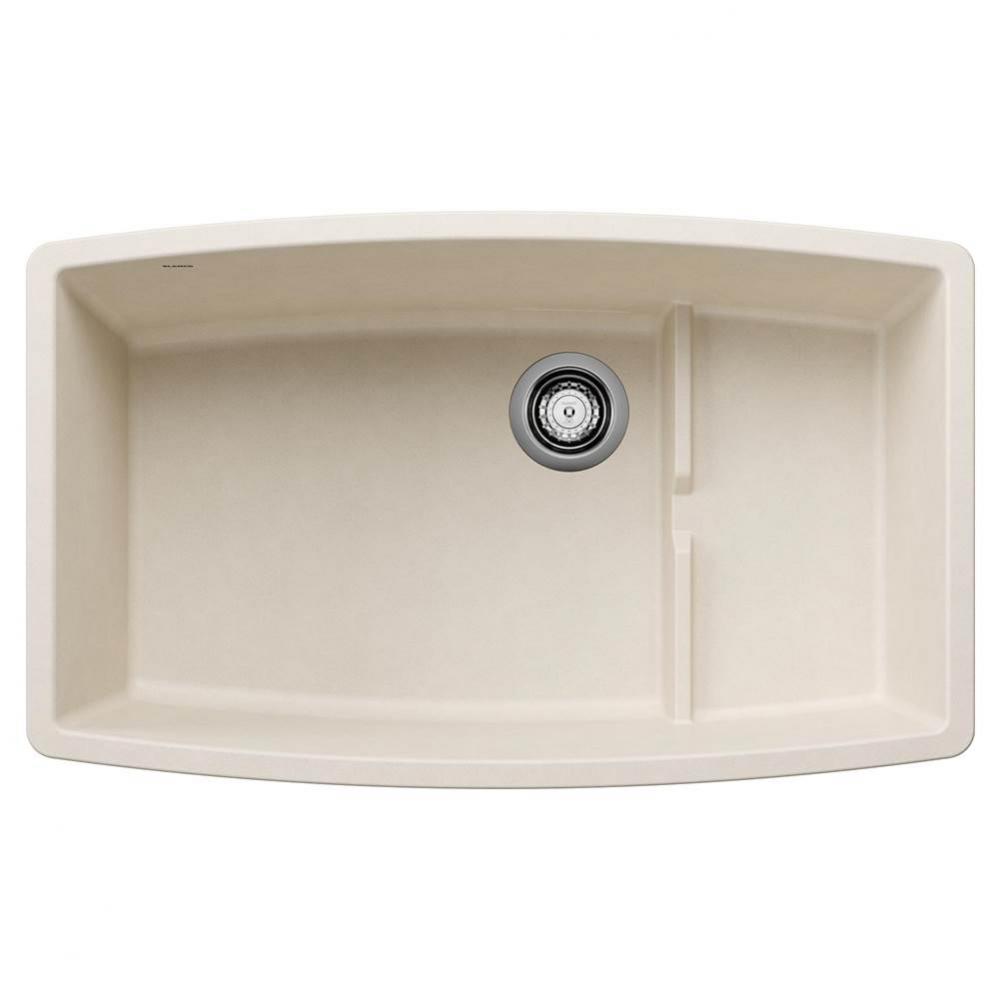 Performa Cascade SILGRANIT 32&apos;&apos; Single Bowl Undermount Kitchen Sink with Colander - Soft