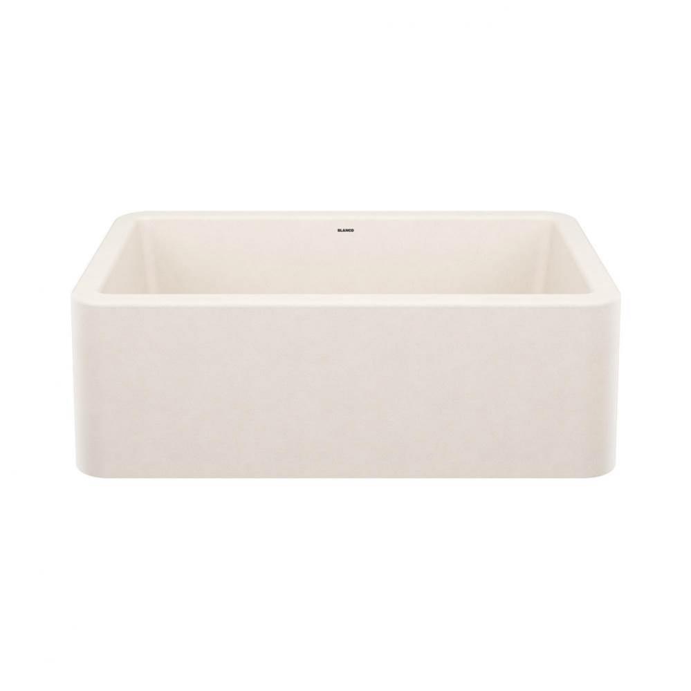 Ikon SILGRANIT 30&apos;&apos; Single Bowl Apron-Front Farmhouse Sink - Soft White