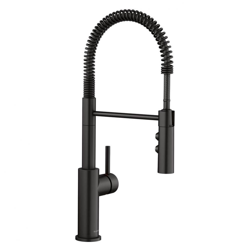 Catris Semi-Pro Pull-Down Dual-Spray Kitchen Faucet - Matte Black