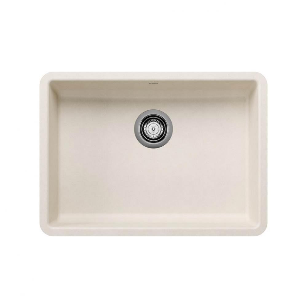 Precis SILGRANIT 25&apos;&apos; ADA Single Bowl Undermount Kitchen Sink - Soft White