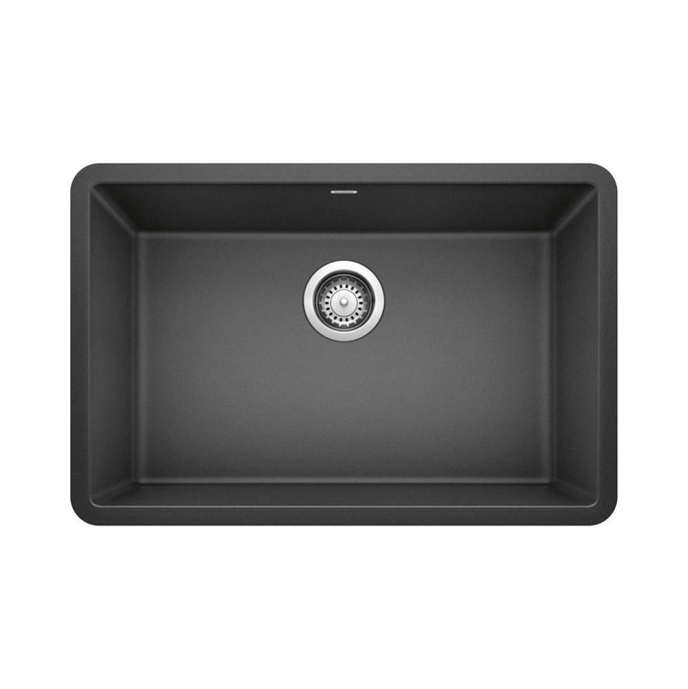 Precis SILGRANIT 27&apos;&apos; Single Bowl Undermount Kitchen Sink - Anthracite