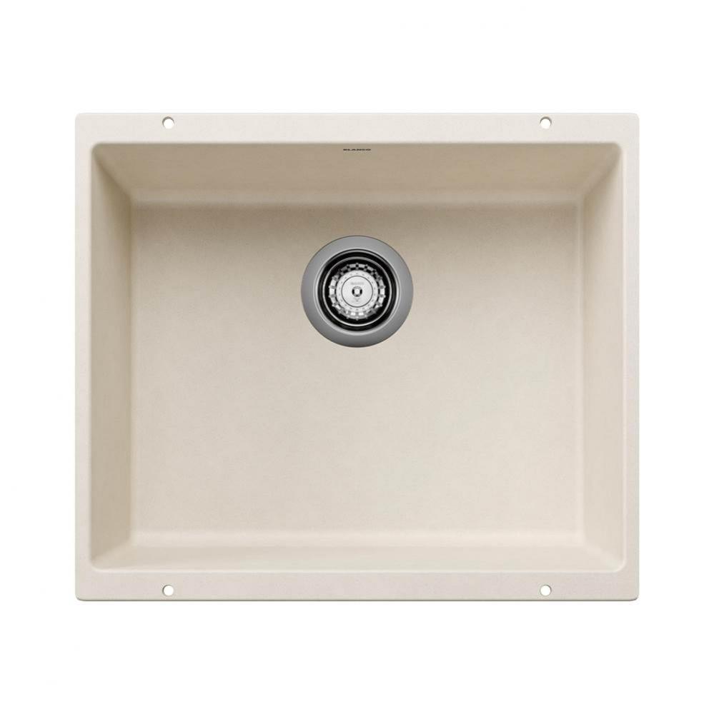 Precis SILGRANIT 21&apos;&apos; Single Bowl Undermount Kitchen Sink - Soft White