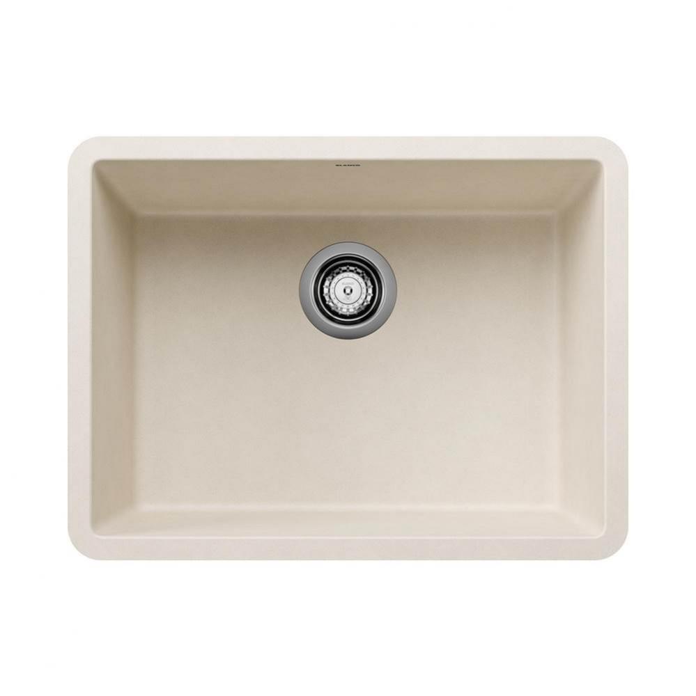 Precis SILGRANIT 24&apos;&apos; Single Bowl Undermount Kitchen Sink - Soft White