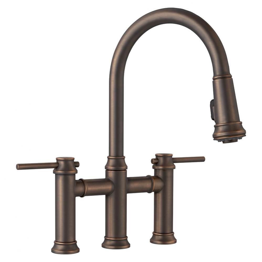 Empressa Bridge Pull-Down Faucet 1.5 GPM - Oil-Rubbed Bronze